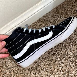 black high top vans